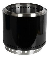 Båltønne emaljert svart - LUNT